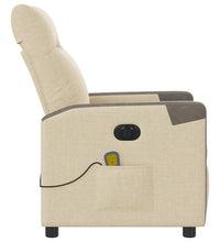 Massagesessel Elektrisch Creme Stoff