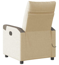 Massagesessel Elektrisch Creme Stoff
