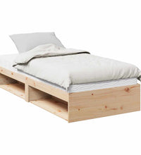 Tagesbett mit Matratze 90x200 cm Massivholz Kiefer