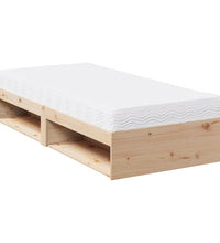 Tagesbett mit Matratze 90x200 cm Massivholz Kiefer