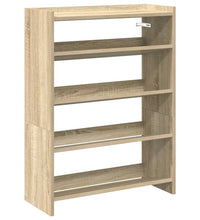 Schuhregal Sonoma-Eiche 80x25x61,5 cm Holzwerkstoff