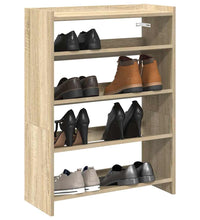 Schuhregal Sonoma-Eiche 80x25x61,5 cm Holzwerkstoff