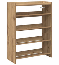 Schuhregal Artisan-Eiche 60x25x81 cm Holzwerkstoff