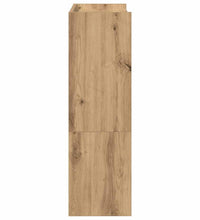 Schuhregal Artisan-Eiche 60x25x81 cm Holzwerkstoff