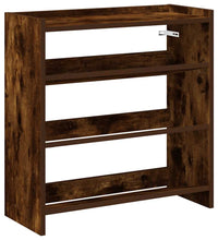 Schuhregal Räuchereiche 60x25x62 cm Holzwerkstoff