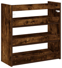 Schuhregal Räuchereiche 60x25x62 cm Holzwerkstoff