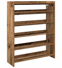 Schuhregal Altholz-Optik 80x25x100 cm Holzwerkstoff