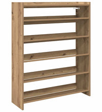 Schuhregal Artisan-Eiche 80x25x100 cm Holzwerkstoff