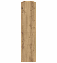 Schuhregal Artisan-Eiche 80x25x100 cm Holzwerkstoff