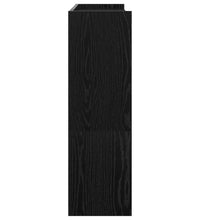 Schuhregal Schwarz 80x25x81 cm Holzwerkstoff