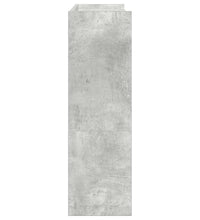 Schuhregal Betongrau 80x25x81 cm Holzwerkstoff