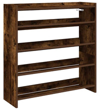 Schuhregal Räuchereiche 80x25x81 cm Holzwerkstoff