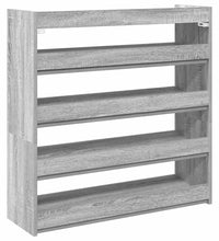 Schuhregal Grau Sonoma 80x25x81 cm Holzwerkstoff