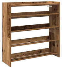Schuhregal Altholz-Optik 80x25x81 cm Holzwerkstoff