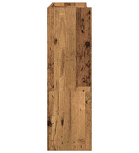 Schuhregal Altholz-Optik 80x25x81 cm Holzwerkstoff