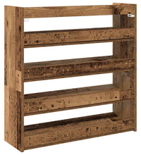 Schuhregal Altholz-Optik 80x25x81 cm Holzwerkstoff