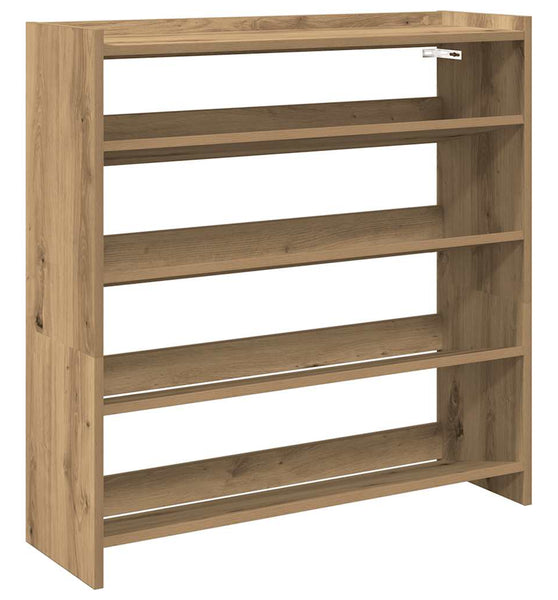 Schuhregal Artisan-Eiche 80x25x81 cm Holzwerkstoff