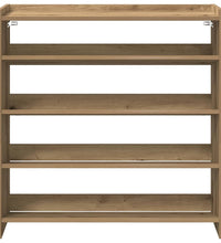 Schuhregal Artisan-Eiche 80x25x81 cm Holzwerkstoff