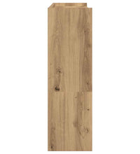 Schuhregal Artisan-Eiche 80x25x81 cm Holzwerkstoff