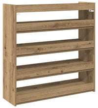 Schuhregal Artisan-Eiche 80x25x81 cm Holzwerkstoff