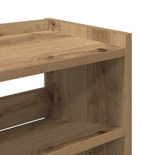 Schuhregal Artisan-Eiche 80x25x81 cm Holzwerkstoff