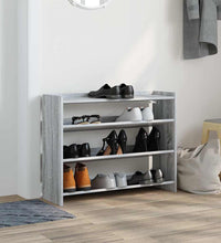 Schuhregal Grau Sonoma 80x25x61,5 cm Holzwerkstoff