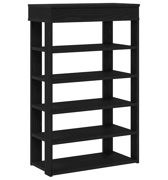 Schuhregal Schwarz 60x30x98 cm Holzwerkstoff