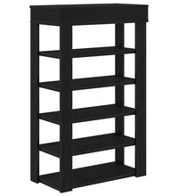 Schuhregal Schwarz 60x30x98 cm Holzwerkstoff