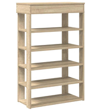 Schuhregal Sonoma-Eiche 60x30x98 cm Holzwerkstoff