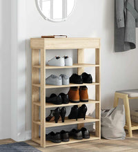 Schuhregal Sonoma-Eiche 60x30x98 cm Holzwerkstoff