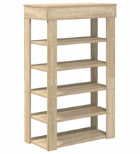 Schuhregal Sonoma-Eiche 60x30x98 cm Holzwerkstoff