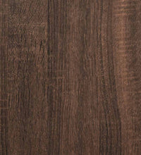 Schuhregal Braun Eichen-Optik 60x30x98 cm Holzwerkstoff