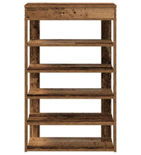 Schuhregal Altholz-Optik 60x30x98 cm Holzwerkstoff