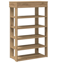 Schuhregal Artisan-Eiche 60x30x98 cm Holzwerkstoff