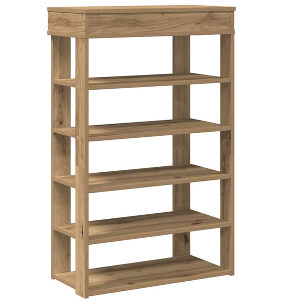 Schuhregal Artisan-Eiche 60x30x98 cm Holzwerkstoff