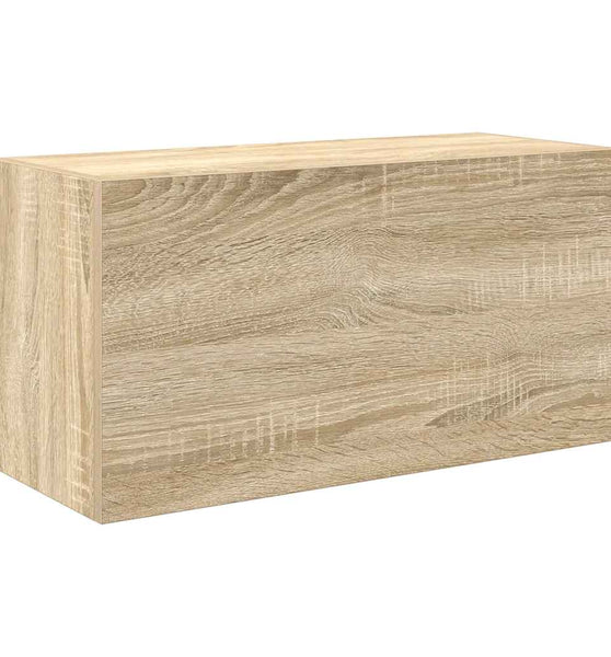 Bad-Wandschrank Sonoma-Eiche 60x25x30 cm Holzwerkstoff