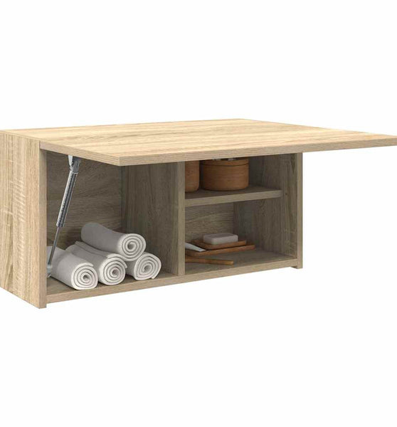 Bad-Wandschrank Sonoma-Eiche 60x25x30 cm Holzwerkstoff