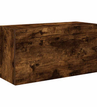 Bad-Wandschrank Räuchereiche 60x25x30 cm Holzwerkstoff