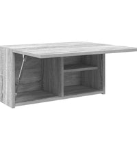 Bad-Wandschrank Grau Sonoma 60x25x30 cm Holzwerkstoff