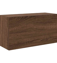 Bad-Wandschrank Braun Eichen-Optik 60x25x30 cm Holzwerkstoff