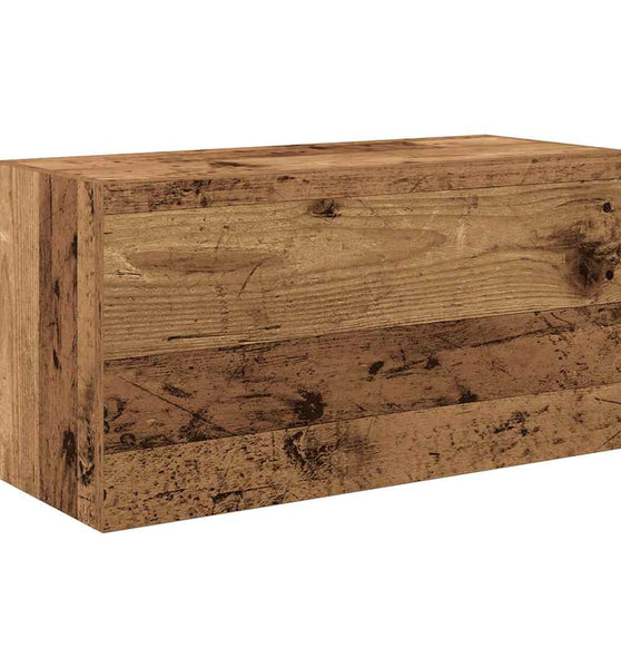 Bad-Wandschrank Altholz-Optik 60x25x30 cm Holzwerkstoff