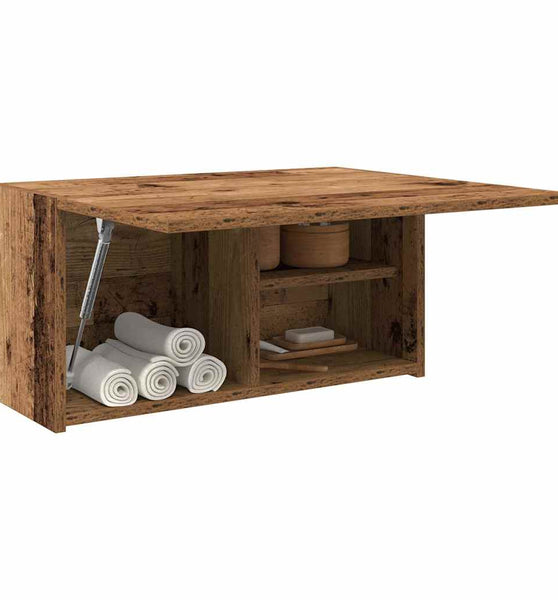 Bad-Wandschrank Altholz-Optik 60x25x30 cm Holzwerkstoff