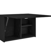 Bad-Wandschrank Schwarz 60x25x40 cm Holzwerkstoff