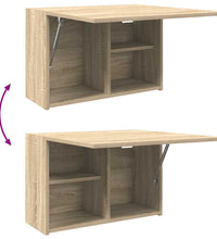 Bad-Wandschrank Sonoma-Eiche 60x25x40 cm Holzwerkstoff