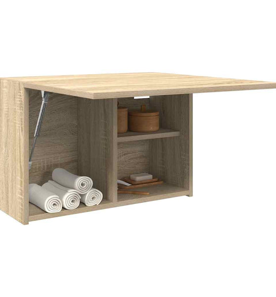 Bad-Wandschrank Sonoma-Eiche 60x25x40 cm Holzwerkstoff