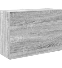 Bad-Wandschrank Grau Sonoma 60x25x40 cm Holzwerkstoff