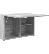 Bad-Wandschrank Grau Sonoma 60x25x40 cm Holzwerkstoff