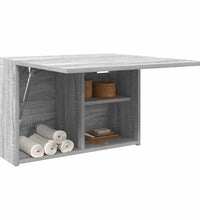 Bad-Wandschrank Grau Sonoma 60x25x40 cm Holzwerkstoff