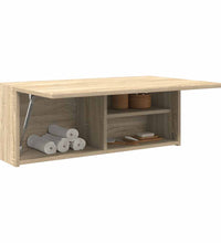 Bad-Wandschrank Sonoma-Eiche 80x25x30 cm Holzwerkstoff