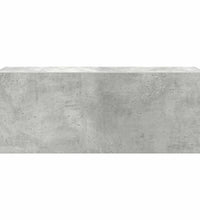 Bad-Wandschrank Betongrau 80x25x30 cm Holzwerkstoff